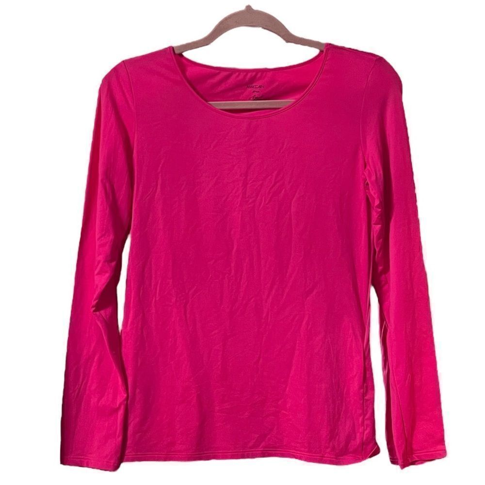 Marc Cain Long Sleeve Shirt In Pink Size N3 NWT